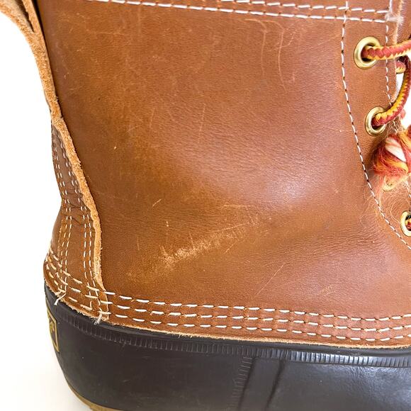 Vintage LL Bean Gore Tex Bean Boots Thinsulate Duck Womens 9 Made in USA 90s - Picture 9 of 15